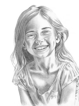 Amy, drawing by Theo van Oostrom